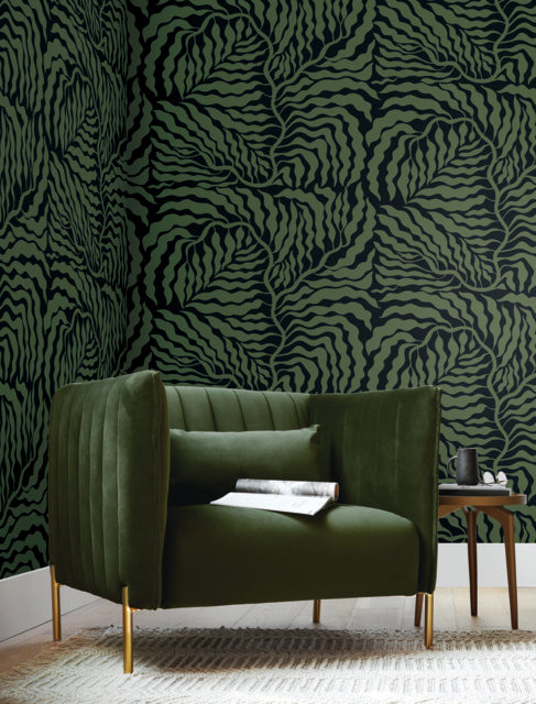 Purchase Ag2061 | Artistic Abstracts, Fern Fronds - York Wallpaper