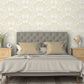 Purchase AH100184AH Brewster Wallpaper, Penelope Light Yellow Floral Damask - Arthouse12