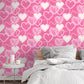 Purchase AH100222AH Brewster Wallpaper, Effie Pink Neon Heart - Arthouse1