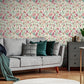 Purchase AH100382AH Brewster Wallpaper, Mallory Pink Vivid Floral - Arthouse1
