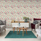 Purchase AH100382AH Brewster Wallpaper, Mallory Pink Vivid Floral - Arthouse12