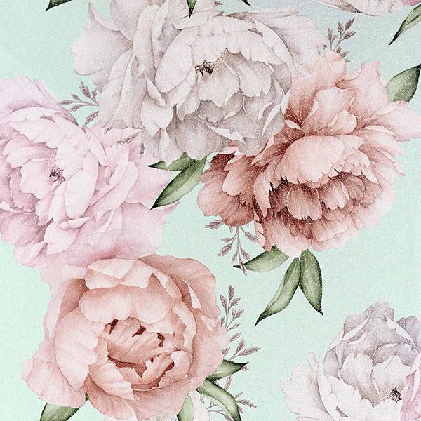 Purchase AH251908 Brewster Wallpaper, Sophie Mint Floral - Arthouse