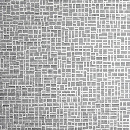 Purchase AH293100 Brewster Wallpaper, Satoni Silver Geometric - Arthouse