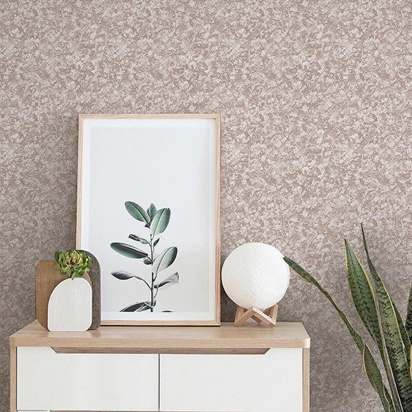 Purchase AH294300 Brewster Wallpaper, Lois Rose Gold Texture - Arthouse12