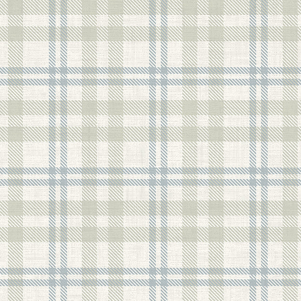 Purchase AH294606 Brewster Wallpaper, Corrine Neutral Countryside Check - Arthouse