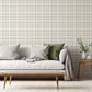 Purchase AH294606 Brewster Wallpaper, Corrine Neutral Countryside Check - Arthouse12