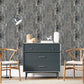 Purchase AH295204 Brewster Wallpaper, Kintsugi Black Geometric - Arthouse1