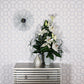 Purchase AH295603 Brewster Wallpaper, Marjorie Silver Trellis - Arthouse12