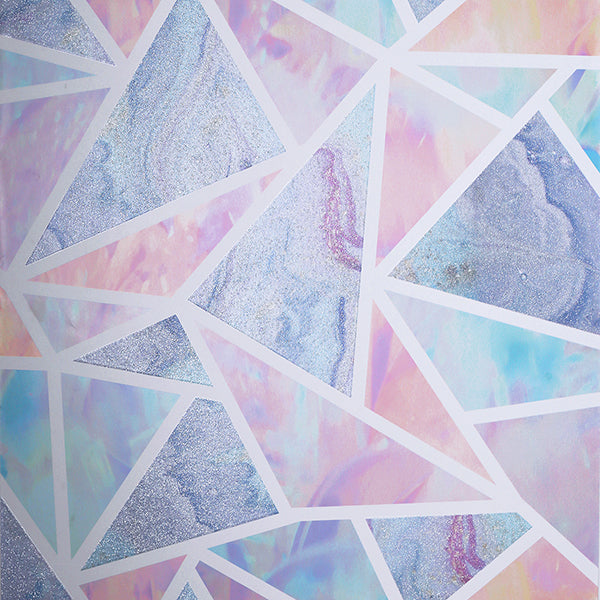 Purchase AH296002 Brewster Wallpaper, Lizzie Pastel Triangles - Arthouse