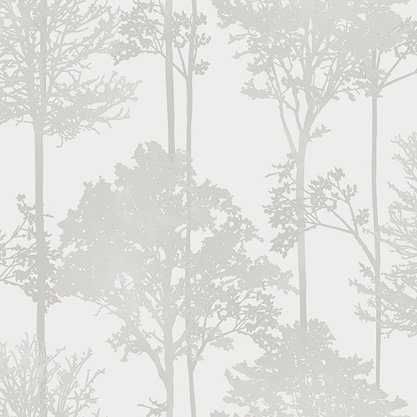 Purchase AH296102 Brewster Wallpaper, Indra Neutral Forest Silhouette - Arthouse