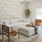 Purchase AH296102 Brewster Wallpaper, Indra Neutral Forest Silhouette - Arthouse1