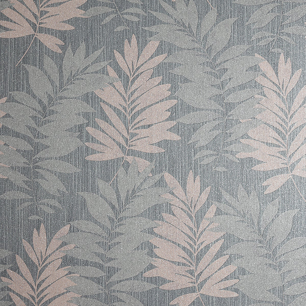 Purchase AH296200 Brewster Wallpaper, Bernis Slate Palm Leaf - Arthouse