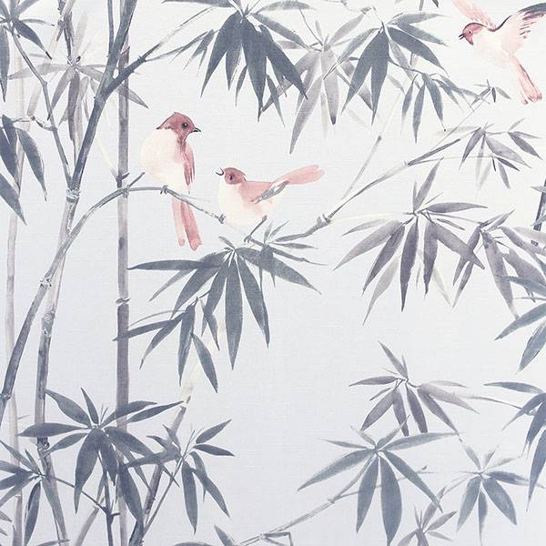 Purchase AH296401 Brewster Wallpaper, Arisu Grey Birds and Bamboo - Arthouse