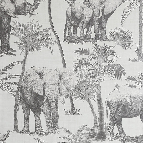 Purchase AH296700 Brewster Wallpaper, Adelia Neutral Elephant Grove - Arthouse