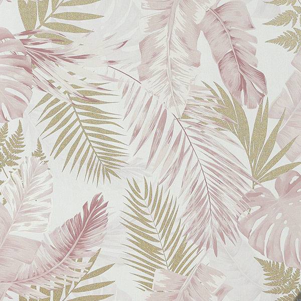 Purchase AH297107 Brewster Wallpaper, Nell Blush Tropical - Arthouse