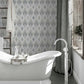 Purchase AH297200 Brewster Wallpaper, Fitzgerald Grey Ikat Diamond - Arthouse12