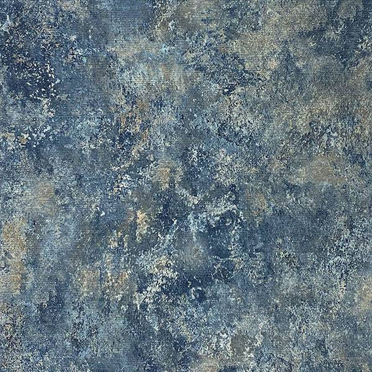 Purchase AH298602 Brewster Wallpaper, Gideon Dark Blue Distressed - Arthouse