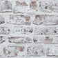 Purchase AH671100 Brewster Wallpaper, Domenic White Whitewashed Brick - Arthouse