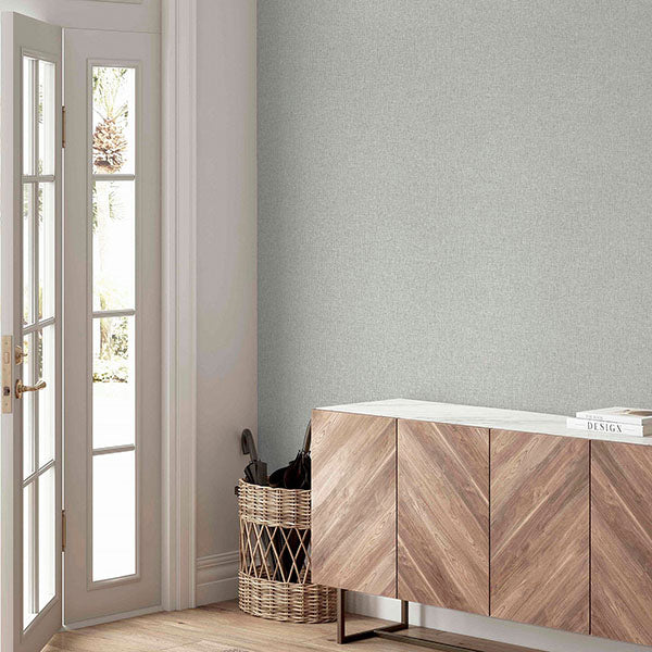 Purchase AH676006 Brewster Wallpaper, Maisie Light Grey Linen - Arthouse1