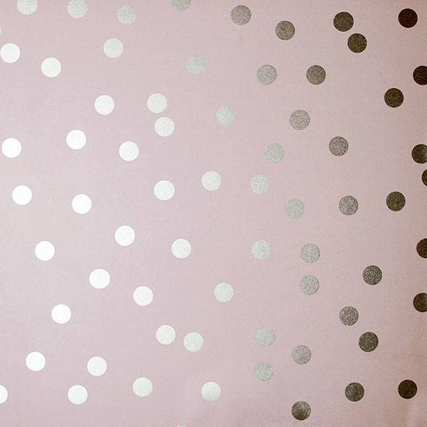 Purchase AH685000 Brewster Wallpaper, Priscella Blush Polka Dot - Arthouse