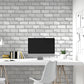 Purchase AH692201 Brewster Wallpaper, Myron Dove Metallic Brick - Arthouse1