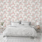 Purchase AH692205 Brewster Wallpaper, Marcy Pink Triangle Grid - Arthouse1
