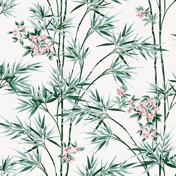 Purchase AH692509 Brewster Wallpaper, Ayumi White Bamboo - Arthouse
