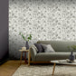 Purchase AH692803 Brewster Wallpaper, Clarissa Grey Glitter Bloom - Arthouse1