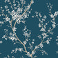 Purchase AH692805 Brewster Wallpaper, Kaia Blue Flowering Tree - Arthouse