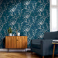 Purchase AH692805 Brewster Wallpaper, Kaia Blue Flowering Tree - Arthouse1