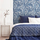 Purchase AH693902 Brewster Wallpaper, Osgood Navy Marbled - Arthouse12