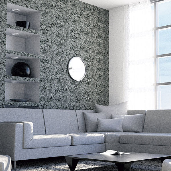 Purchase AH693903 Brewster Wallpaper, Osgood Charcoal Marbled - Arthouse1