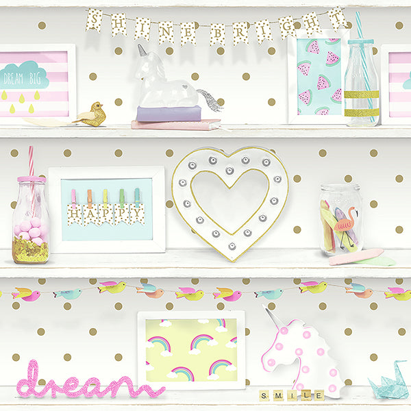 Purchase AH696004 Brewster Wallpaper, Bonnie Multicolor Memento - Arthouse