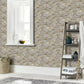 Purchase AH696500 Brewster Wallpaper, Atticus Neutral Country Stone - Arthouse12