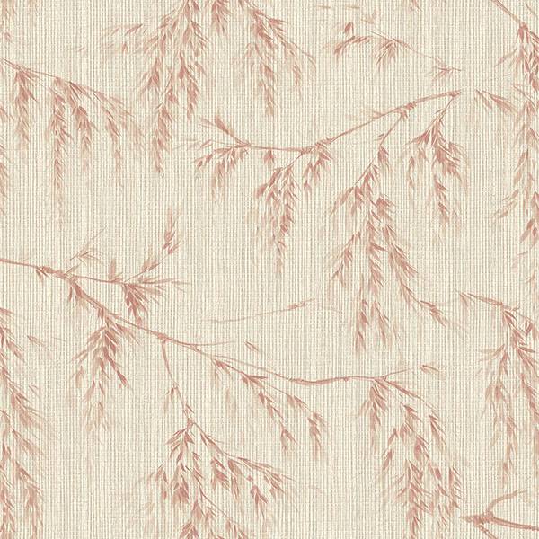 Purchase AH698208 Brewster Wallpaper, Eugenia Rust Willow - Arthouse
