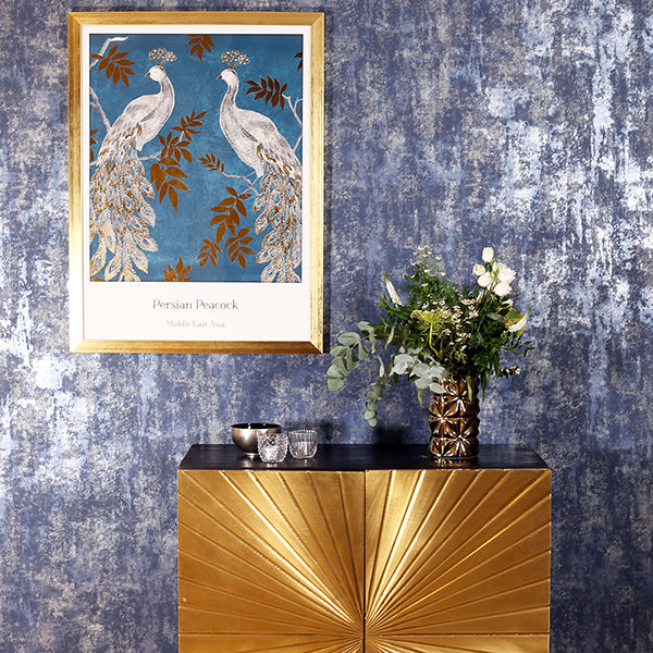 Purchase AH902108 Brewster Wallpaper, Lloyd Blue Stone Texture - Arthouse1