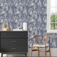 Purchase AH902108 Brewster Wallpaper, Lloyd Blue Stone Texture - Arthouse12