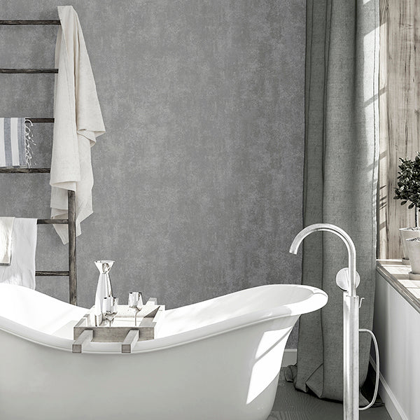 Purchase AH902109 Brewster Wallpaper, Lloyd Pewter Stone Texture - Arthouse1