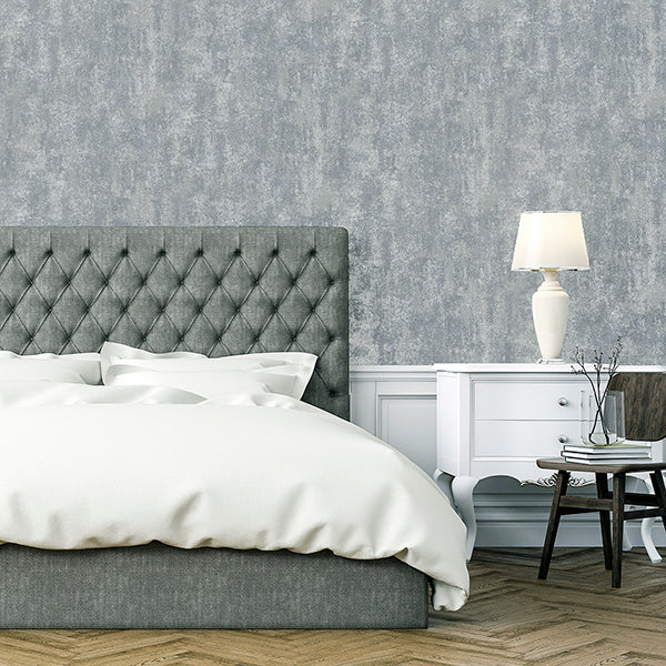 Purchase AH902109 Brewster Wallpaper, Lloyd Pewter Stone Texture - Arthouse12