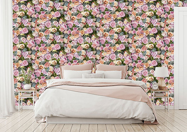 Purchase AH908006 Brewster Wallpaper, Deirdre Pink Floral - Arthouse1