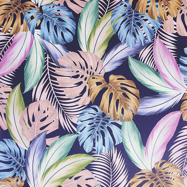 Purchase AH909409 Brewster Wallpaper, Vivette Multicolor Hot Tropic - Arthouse