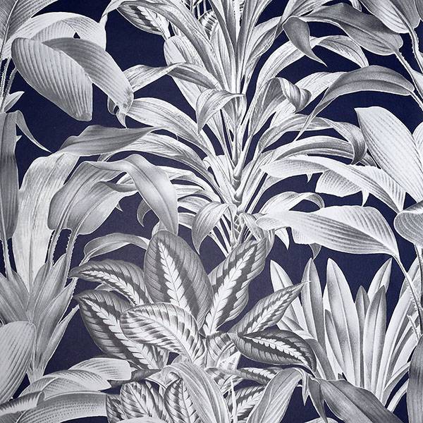 Purchase AH909501 Brewster Wallpaper, Alice Navy Greenhouse - Arthouse