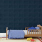 Purchase AH909601 Brewster Wallpaper, Bellamy Navy Wooden Panel - Arthouse1