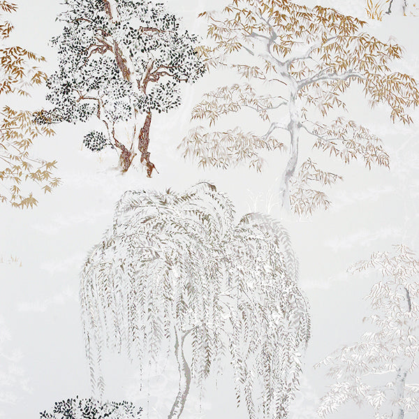 Purchase AH909605 Brewster Wallpaper, Midori Neutral Trees - Arthouse