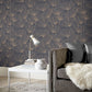 Purchase AH920807 Brewster Wallpaper, Kazue Metallic Dandelion - Arthouse1