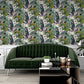 Purchase AH921704 Brewster Wallpaper, Etta White Tropical - Arthouse1