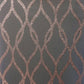 Purchase AH921803 Brewster Wallpaper, Ava Rose Gold Glittering Ogee - Arthouse