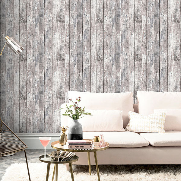 Purchase AH922705 Brewster Wallpaper, Bertram Neutral Wood - Arthouse1