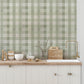 Purchase AH922806 Brewster Wallpaper, Rita Green Country Check - Arthouse1