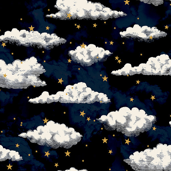 Purchase AH923907 Brewster Wallpaper, Zeno Navy Starry Skies - Arthouse